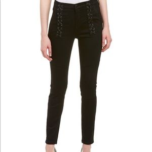 [BLANKNYC] Crybaby Lace Up Black Skinny Jeans
